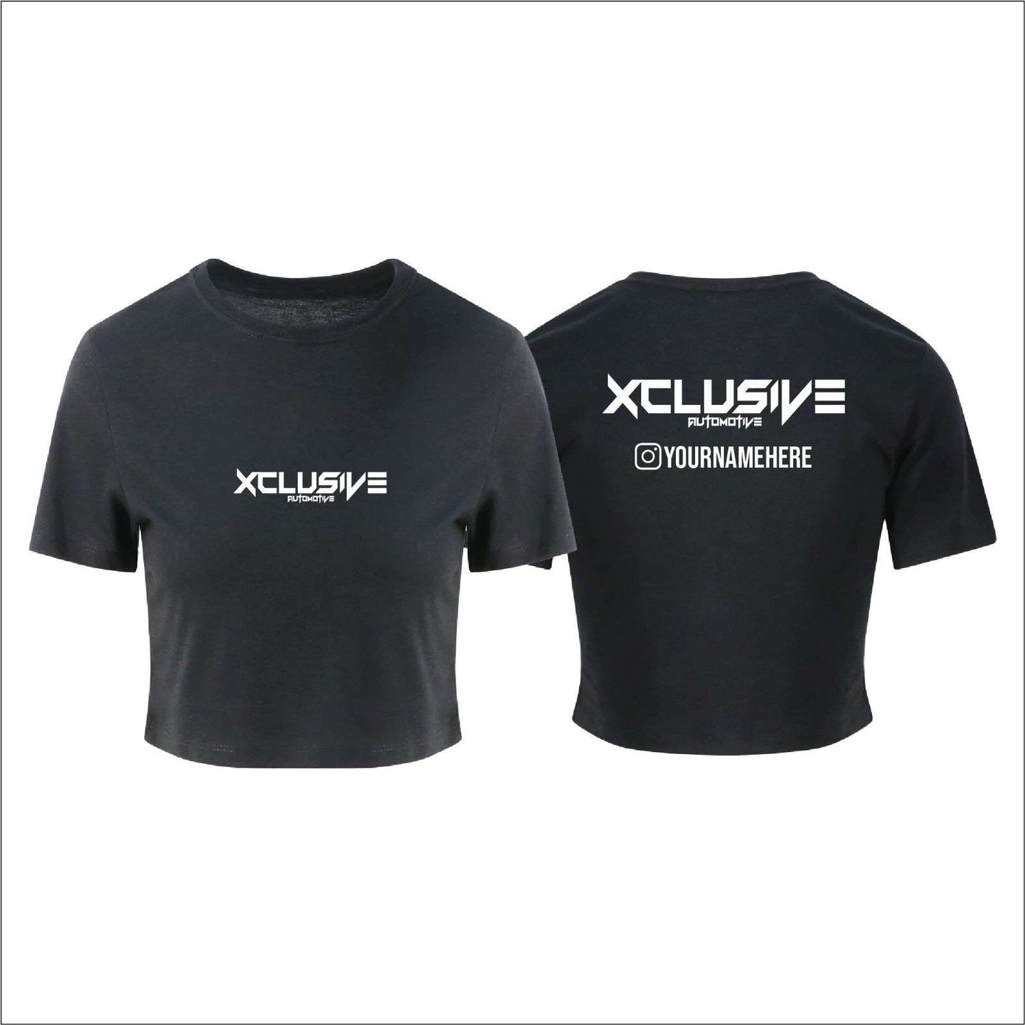 Personalised Xclusive Cropped T-Shirt